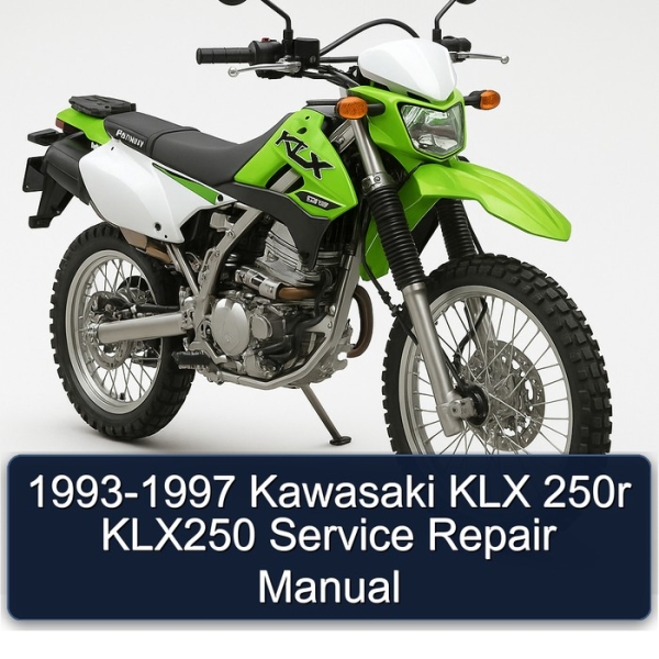 1993-1997 Kawasaki KLX 250r KLX250 Service Repair Manual