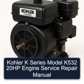 Kohler K Series Model K532 20HP Engine Service Repair Manual