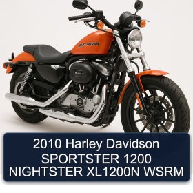 2010 Harley Davidson SPORTSTER 1200 NIGHTSTER XL1200N WSRM