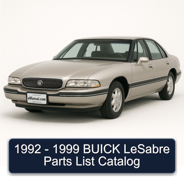 1992 - 1999 BUICK LeSabre Parts List Catalog