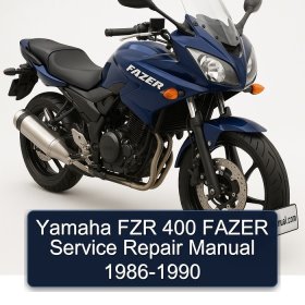 Yamaha FZR 400 FAZER Service Repair Manual 1986-1990