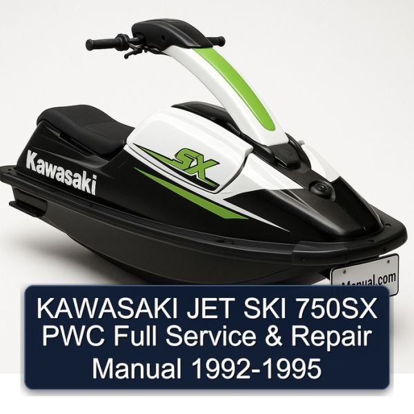 KAWASAKI JET SKI 750SX PWC Full Service & Repair Manual 1992-1995