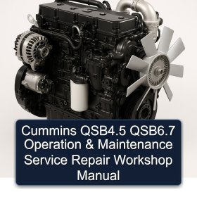 Cummins QSB4.5 QSB6.7 Operation & Maintenance Service Repair Workshop Manual