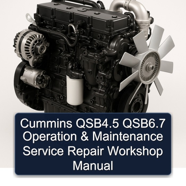 Cummins QSB4.5 QSB6.7 Operation & Maintenance Service Repair Workshop Manual