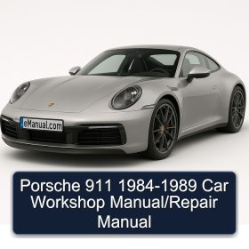 Porsche 911 1984-1989 Car Workshop Manual/Repair Manual