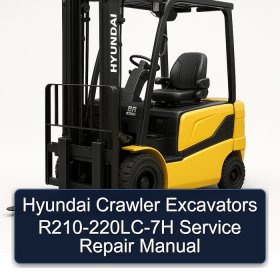 Hyundai Crawler Excavators R210-220LC-7H Service Repair Manual