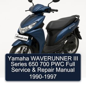 Yamaha WAVERUNNER III Series 650 700 PWC Full Service & Repair Manual 1990-1997