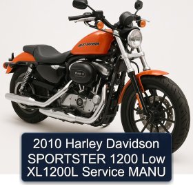 2010 Harley Davidson SPORTSTER 1200 Low XL1200L Service MANU