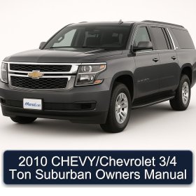 2010 CHEVY/Chevrolet 3/4 Ton Suburban Owners Manual