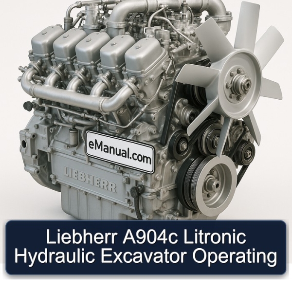 Liebherr A904c Litronic Hydraulic Excavator Operating