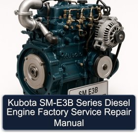 Kubota SM-E3B Series Diesel Engine Factory Service Repair Manual