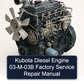 Kubota Diesel Engine 03-M-03B Factory Service Repair Manual