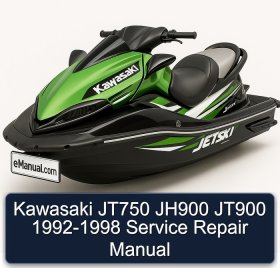 Kawasaki JT750 JH900 JT900 1992-1998 Service Repair Manual