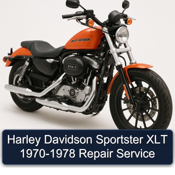 Harley Davidson Sportster XLT 1970-1978 Repair Service