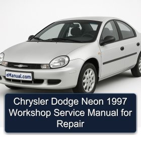 Chrysler Dodge Neon 1997 Workshop Service Manual for Repair