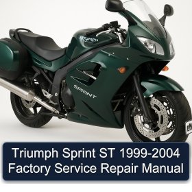 Triumph Sprint ST 1999-2004 Factory Service Repair Manual