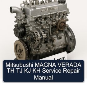 Mitsubushi MAGNA VERADA TH TJ KJ KH Service Repair Manual