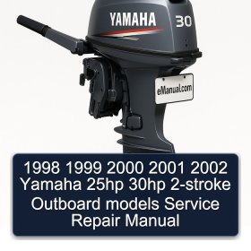 1998 1999 2000 2001 2002 Yamaha 25hp 30hp 2-stroke Outboard models Service Repair Manual