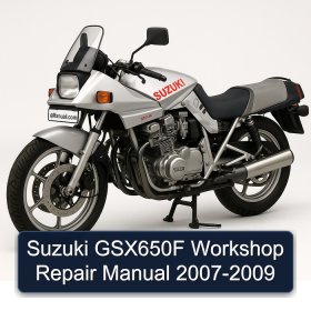 Suzuki GSX650F Workshop Repair Manual 2007-2009