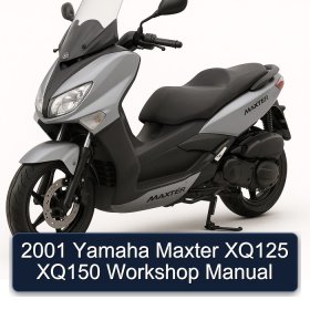 2001 Yamaha Maxter XQ125 XQ150 Workshop Manual