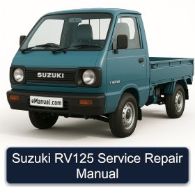Suzuki RV125 Service Repair Manual
