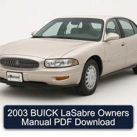 2003 BUICK LaSabre Owners Manual PDF Download