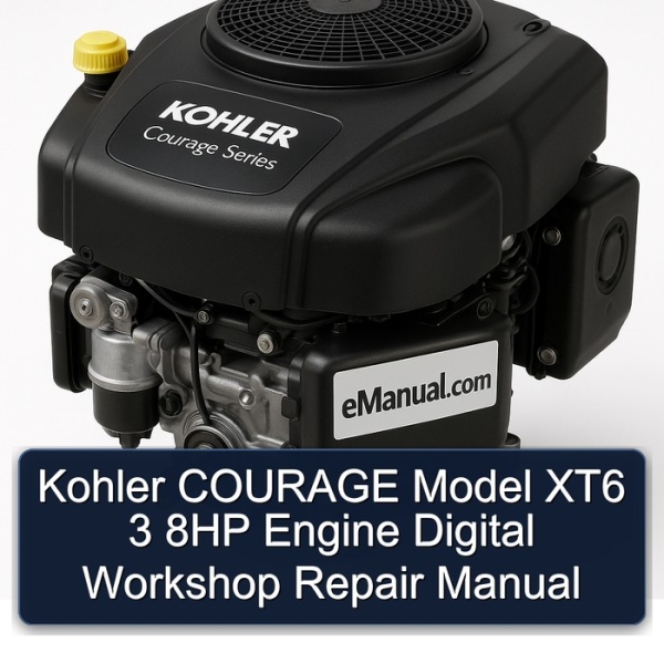 Kohler COURAGE Model XT6 3 8HP Engine Digital Workshop Repair Manual