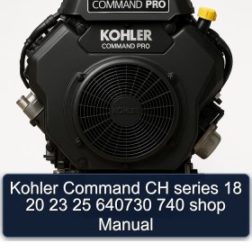 Kohler Command CH series 18 20 23 25 640730 740 shop Manual