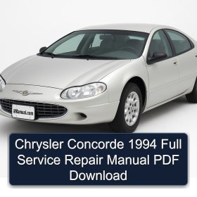Chrysler Concorde 1994 Full Service Repair Manual PDF Download