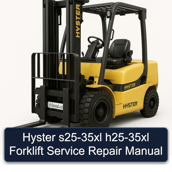 Hyster s25-35xl h25-35xl Forklift Service Repair Manual