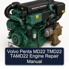 Volvo Penta MD22 TMD22 TAMD22 Engine Repair Manual