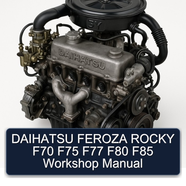 DAIHATSU FEROZA ROCKY F70 F75 F77 F80 F85 Workshop Manual