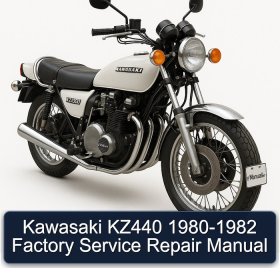 Kawasaki KZ440 1980-1982 Factory Service Repair Manual