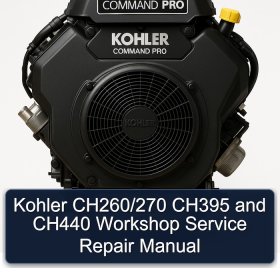 Kohler CH260/270 CH395 and CH440 Workshop Service Repair Manual