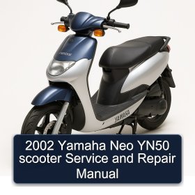 2002 Yamaha Neo YN50 scooter Service and Repair Manual