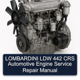 LOMBARDINI LDW 442 CRS Automotive Engine Service Repair Manual