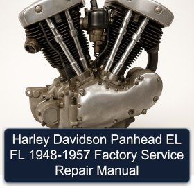 Harley Davidson Panhead EL FL 1948-1957 Factory Service Repair Manual