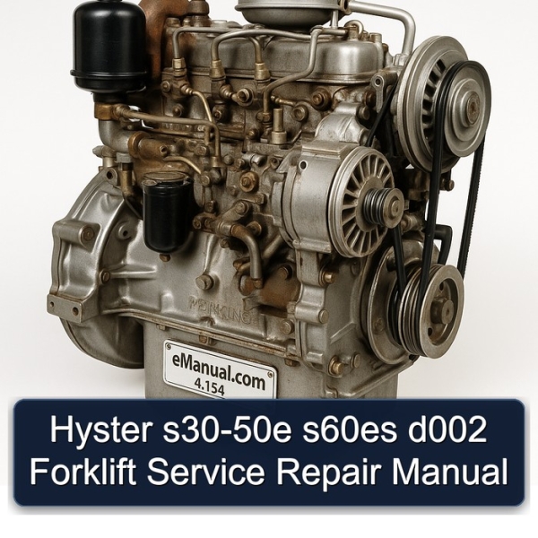 Hyster s30-50e s60es d002 Forklift Service Repair Manual