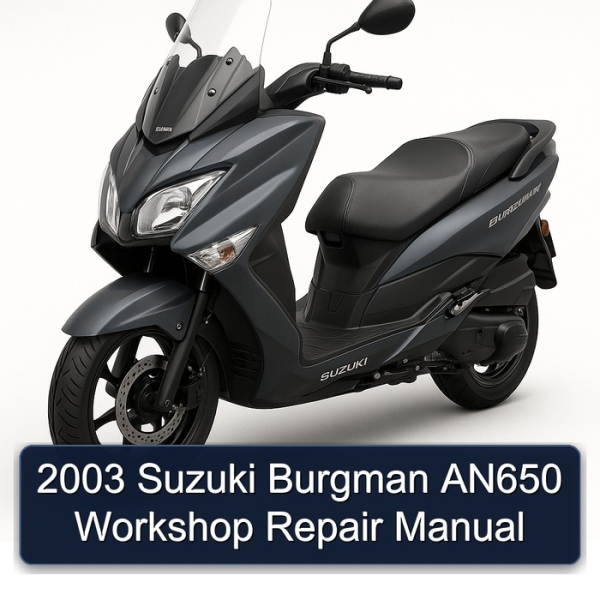 2003 Suzuki Burgman AN650 Workshop Repair Manual