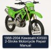 1988-2004 Kawasaki KX500 2-Stroke Motorcycle Repair Manual