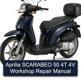 Aprilia SCARABEO 50 4T 4V Workshop Repair Manual