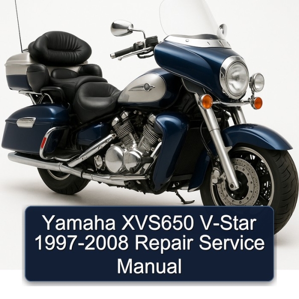 Yamaha XVS650 V-Star 1997-2008 Repair Service Manual