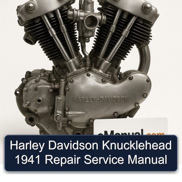 Harley Davidson Knucklehead 1941 Repair Service Manual