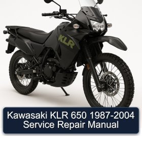 Kawasaki KLR 650 1987-2004 Service Repair Manual