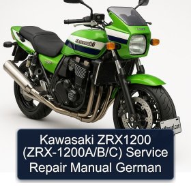 Kawasaki ZRX1200 (ZRX-1200A/B/C) Service Repair Manual German