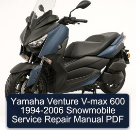 Yamaha Venture V-max 600 1994-2006 Snowmobile Service Repair Manual PDF