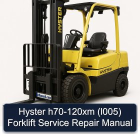 Hyster h70-120xm (l005) Forklift Service Repair Manual