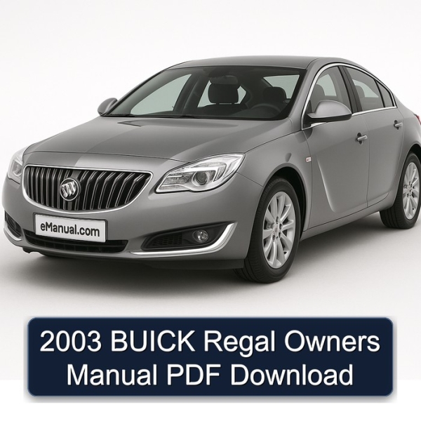 2003 BUICK Regal Owners Manual PDF Download