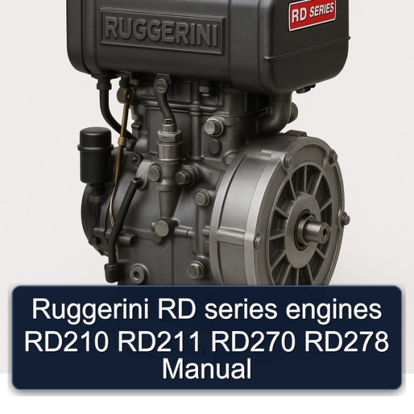 Ruggerini RD series engines RD210 RD211 RD270 RD278 Manual