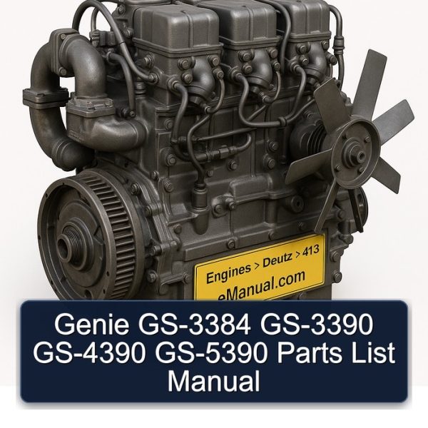 Genie GS-3384 GS-3390 GS-4390 GS-5390 Parts List Manual
